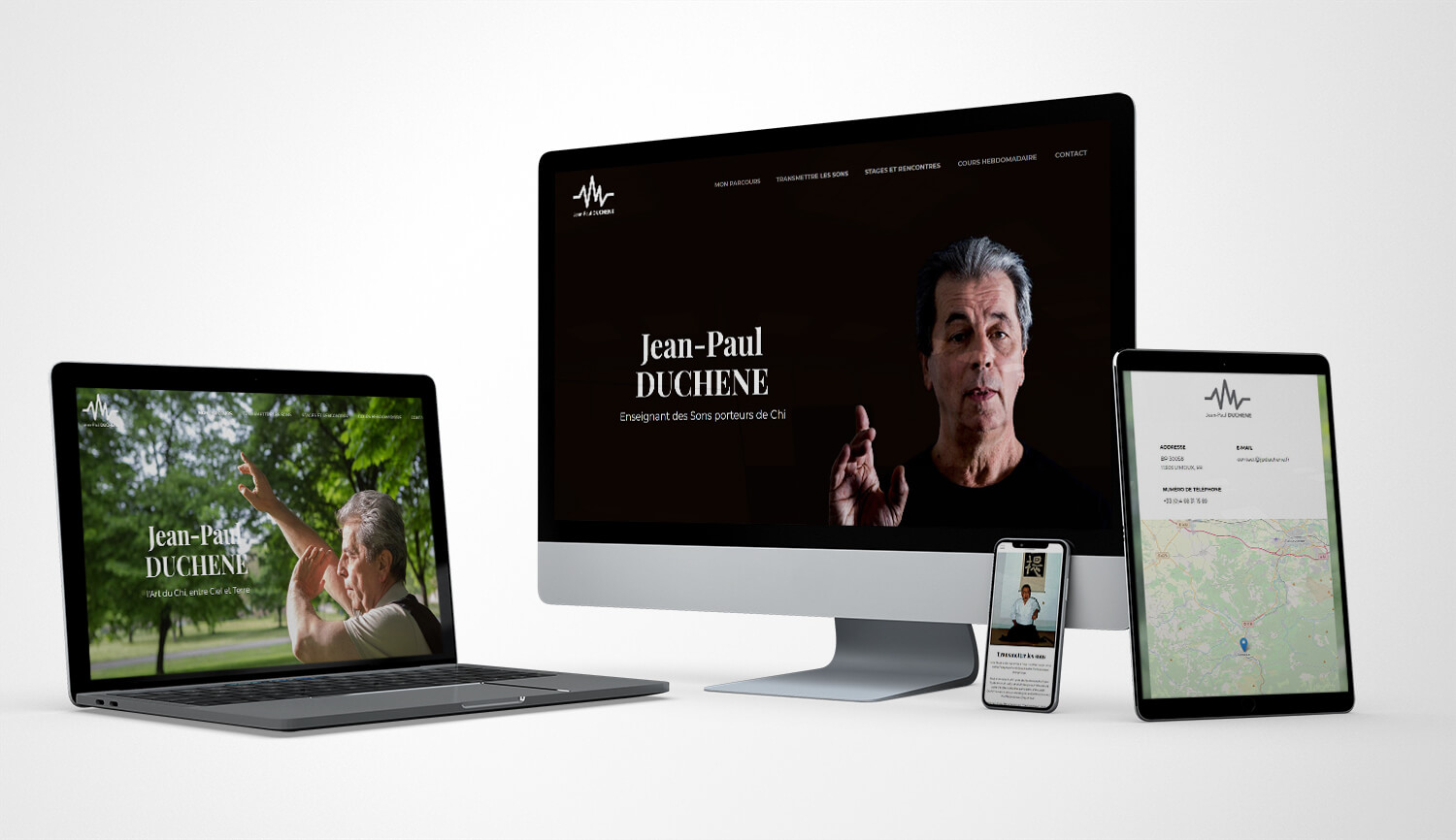 Lancement du nouveau site internet de Jean-Paul DUCHENE