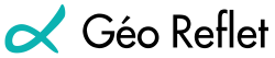 Cette image représente le logo de GéoReflet